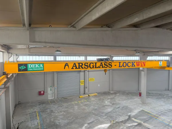 Arsglass - Lockwin - Çift Kirişli Gezer Köprülü Vinç projesi