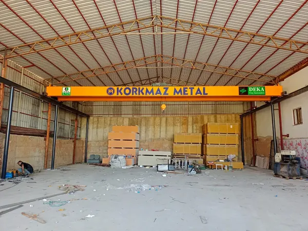 Korkmaz Metal - Tek Kirişli Vinç projesi, görsel 4
