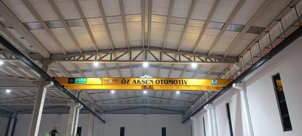 Öz Aksen Otomotiv - Çift Kirişli Gezer Köprülü Vinç projesi, görsel 2