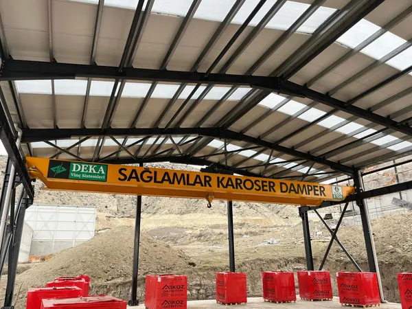 Sağlamlar Karoser Damper - Çift Kirişli Gezer Köprülü Vinç projesi, görsel 2